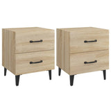 Bedside Cabinets 2 pcs Sonoma Oak 40x35x47.5 cm 811995