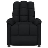 Massage Chair Black Fabric 289808
