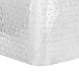 246504 Coffee Tables 2 pcs Silver Aluminium