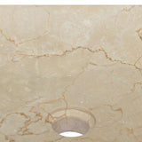 Sink Cream 40x40x10 cm Marble 149180