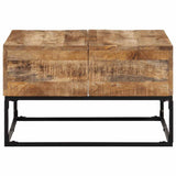 Coffee Table 68x68x41 cm Rough Mango Wood 320817