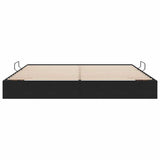 Storage Bed with Mattress Black 200 x 200 cm Velvet 3370120