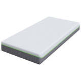 Mattress White and Grey 120 x 200 cm Pocket Spring 4106373