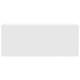 Bathroom Wall Cabinet White 100x25x40 cm Engineered Wood 860103