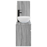 Bathroom Furniture Set 2 pcs Grey Sonoma 33 x 34.5 x 100 cm 3406139