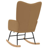 Rocking Chair Beige Sherpa Fabric 42001788
