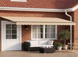 Manual Retractable Awning with LEDs 5 x 3 m 3419504