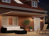 Manual Retractable Awning with LEDs 5 x 3 m 3419333
