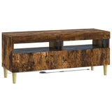 5 Piece LED TV Cabinet Smoked Oak Engineered Wood 3416764