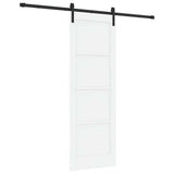 Sliding Door White 73.5 x 211 cm Solid Pine Wood 3333301