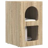 Bedside Table Sonoma Oak 29.5 x 33.5 x 50 cm Engineered Wood 891228