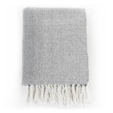 Throw Cotton Herringbone 220x250 cm Grey 245320