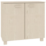 Sideboard HAMAR Honey Brown 85x35x80 cm Solid Wood Pine 340492