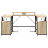 Desk with Drawer Sonoma Oak 182 x 101 x 87.5 cm Engineered Wood 3376137