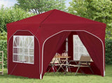 Pop-up Party Tent 192 x 192 x 245 cm Burgundy 42019840