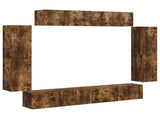 TV Cabinet 8 pcs Smoked Oak 3409146