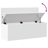 Storage Box White 102x35x35 cm Engineered Wood 840688