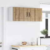 Wall Cabinet LUCCA 2 pcs Artisan Oak Engineered Wood 884913