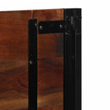 Headboard 100 cm Solid Wood Reclaimed and Iron 4017544
