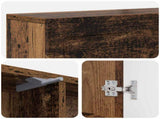 Fireplace Surround Old Wood 102 x 18 x 100.5 cm Engineered Wood 8006613