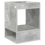 End Table Concrete Grey 40 x 40 x 56 cm Engineered Wood 890950