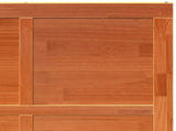 Barn Door Wax brown 100 x 2.5 x 208 cm Solid Pine Wood 42047145