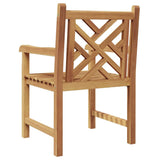 Garden Chair 2 pcs 60 x 58 x 90 cm Solid Teak Wood 42001963