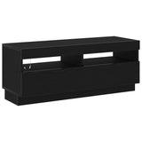TV Cabinet Set 2 pcs Black 200 x 35 x 40 cm Engineered Wood 3333063