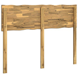 Live Edge Headboard ROSTOCK White 160 cm Solid Acacia Wood 903154