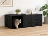 Cat Crate Furniture Black Oak 100 x 49 x 45 cm Engineered Wood 8014752