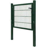 2D Fence Gate Green 100x80 cm 141747