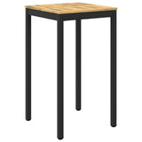 Garden Bar Table White and Black 60 x 60.5 x 105 cm 901772
