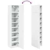 Slim Storage Cabinet White 45x42.5x225 cm Engineered Wood 3281287