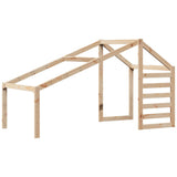 Kids' Bed Roof 198x87x113 cm Solid Wood Pine 846873