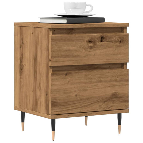 ZNTS Bedside Cabinet Artisan Oak 40x35x50 cm Engineered Wood 857398