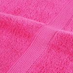 12 Piece Premium Towel Set SOLUND Pink 600 gsm 137586
