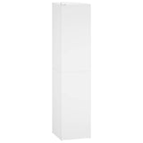 Corner Shelf 5-Tier 41.5 x 41.5 x 178 cm Engineered Wood White 8016326