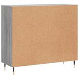 Sideboard Grey Sonoma 90x34x80 cm Engineered Wood 828090