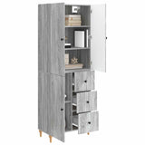 Cabinet Set 2 pcs 66 x 34.5 x 90 cm Engineered Wood 3416481