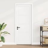 Interior Door White 73.5 x 198.5 cm Plywood 42052387