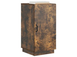 Sideboard Smoked Oak 33 x 34.5 x 87 cm Engineered Wood 895290