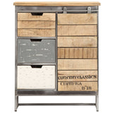 ZNTS Sideboard 60x30x70 cm Solid Mango Wood 286534