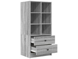 Highboard with Drawer Grey Sonoma 45.5 x 34 x 127 cm 869367