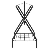 Saddle Rack Foldable Freestanding Black Iron 172440