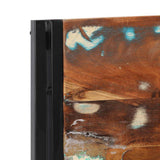 Headboard 120 cm Solid Wood Reclaimed and Iron 4017547