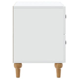Bedside Cabinet White 62 x 34.5 x 48 cm Engineered Wood 894085