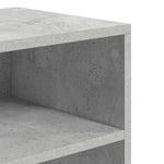 ZNTS Book Cabinet Concrete Grey 60x30x71.5 cm Engineered Wood 860313