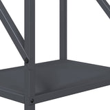 Firewood Rack Anthracite 34x25x100 cm Cold-rolled steel 864325