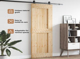 Door NARVIK Natural 80 x 210 cm Solid Pine Wood 42047089