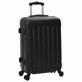 Suitcase with Lock 3 pcs Black 50 x 31 x 78 cm ABS Plastic 42006229